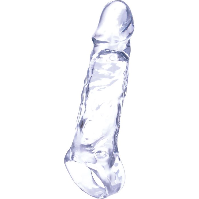 Прозрачная насадка-удлинитель Length Enhancer с подхватом - 16 см