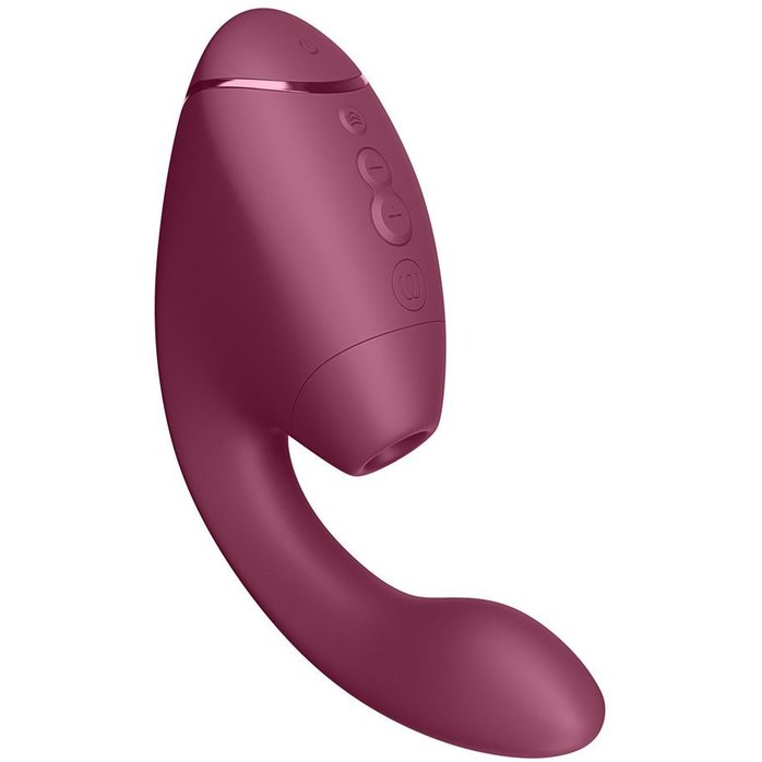 Малиновый двойной стимулятор Womanizer Next Duo