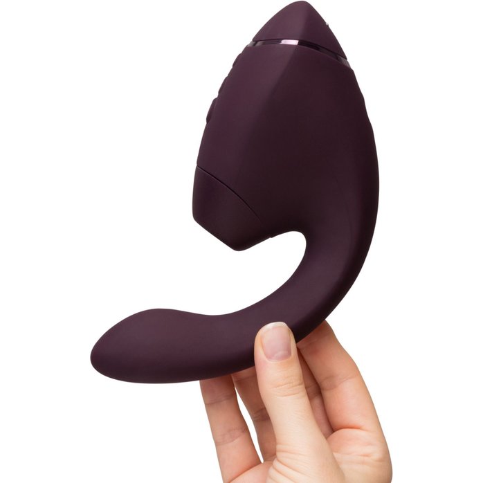 Сливовый двойной стимулятор Womanizer Next Duo. Фотография 4.