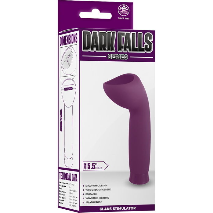 Фиолетовый стимулятор для головки полового члена Glans Stimulator. Фотография 2.