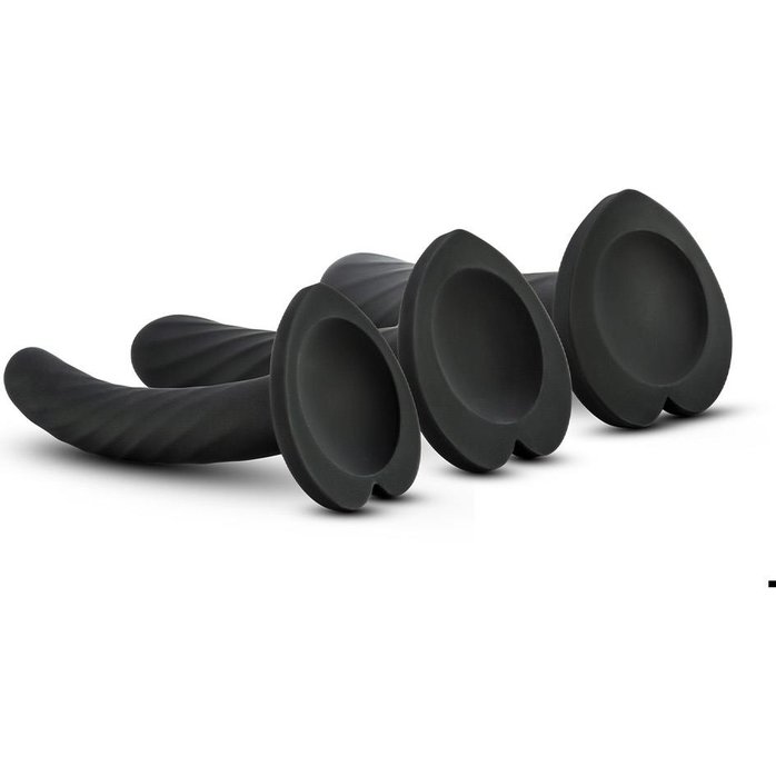 Набор из 3 стимуляторов со спиралевидным рельефом Twist Kit - Temptasia. Фотография 2.