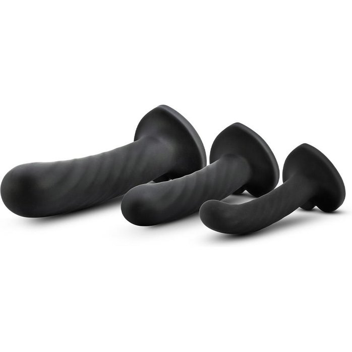 Набор из 3 стимуляторов со спиралевидным рельефом Twist Kit - Temptasia. Фотография 3.