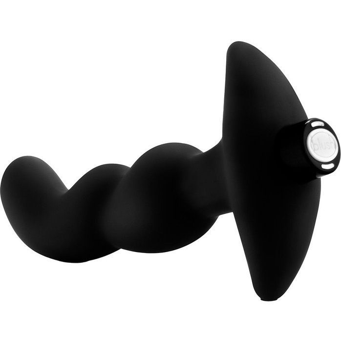Черный вибромассажер простаты Prostate Massager 03 - 15,2 см - Anal Adventures. Фотография 3.