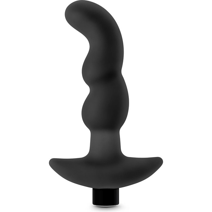 Черный вибромассажер простаты Prostate Massager 03 - 15,2 см - Anal Adventures