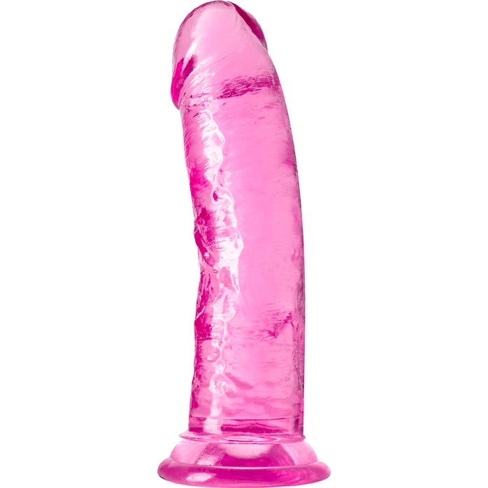 Розовый фаллоимитатор Roar N’ Ride - 20,3 см - B Yours Plus. Фотография 3.