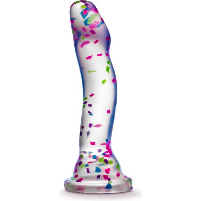 Прозрачный люминесцентный фаллоимитатор Hanky-Panky - 19 см - Neo Elite. Фотография 2.