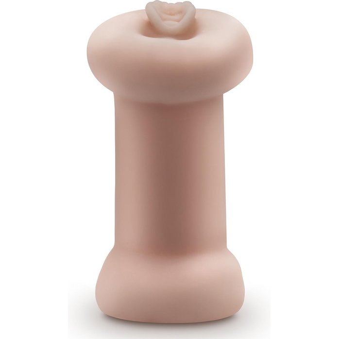 Телесный люминесцентный двусторонний мастурбатор Tasha - Enlust. Фотография 2.