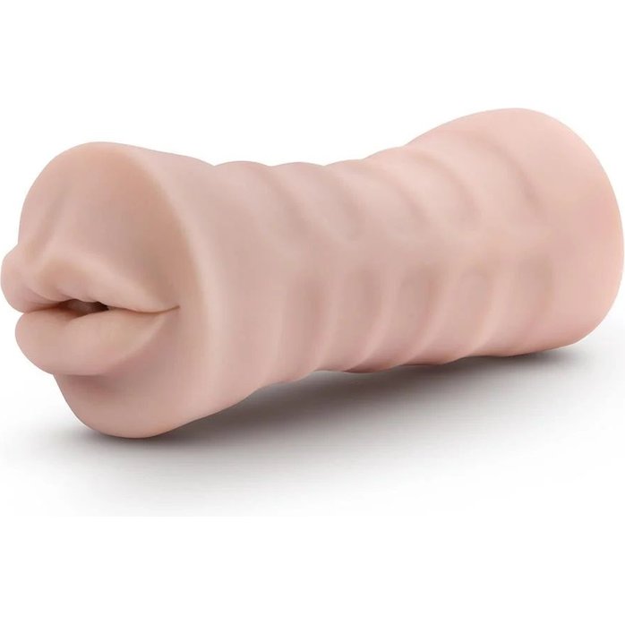 Телесный мастурбатор-ротик Nicole Vibrating Masturbator - Enlust. Фотография 2.