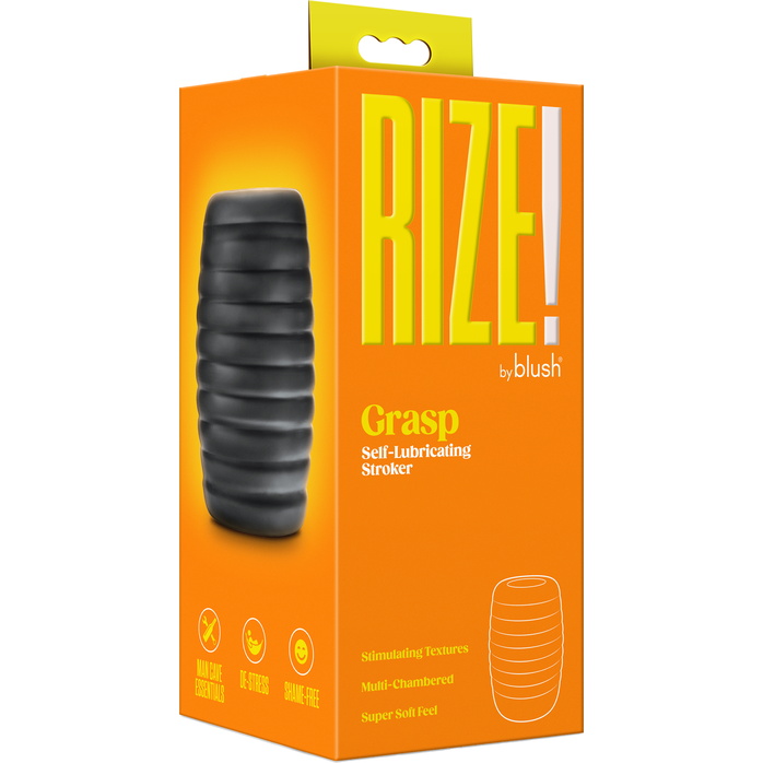 Черный мастурбатор Grasp - Rize!. Фотография 2.