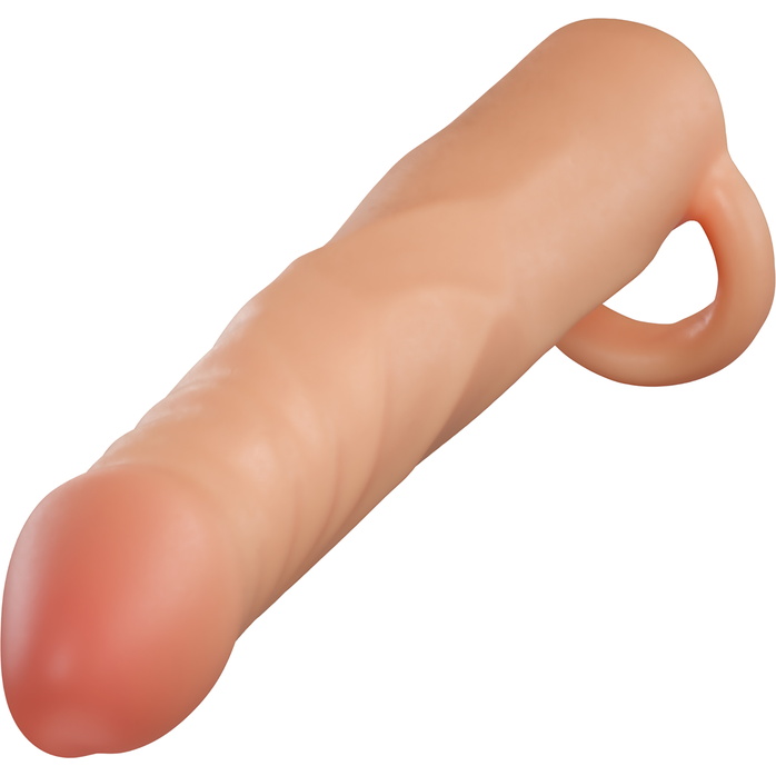 Телесная насадка-удлинитель Fortitude с подхватом - 17,7 см - Performance Plus. Фотография 5.