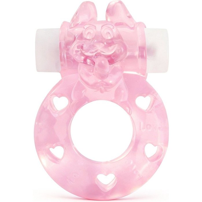 Розовое эрекционное виброкольцо в форме зайчика - SEXY FRIEND СЕКСУАЛЬНАЯ ИГРА