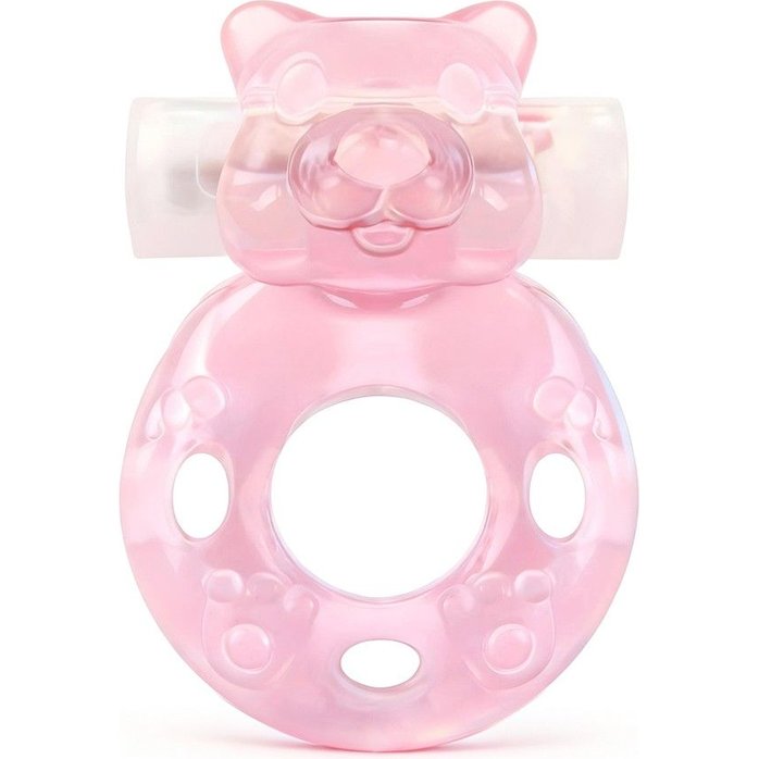 Розовое эрекционное виброкольцо в форме мишки - SEXY FRIEND СЕКСУАЛЬНАЯ ИГРА