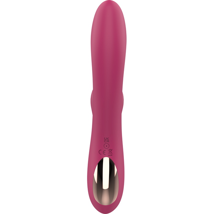 Розовый вибратор-кролик Dual G-Spot Vibe - 22,5 см - Essentials. Фотография 9.