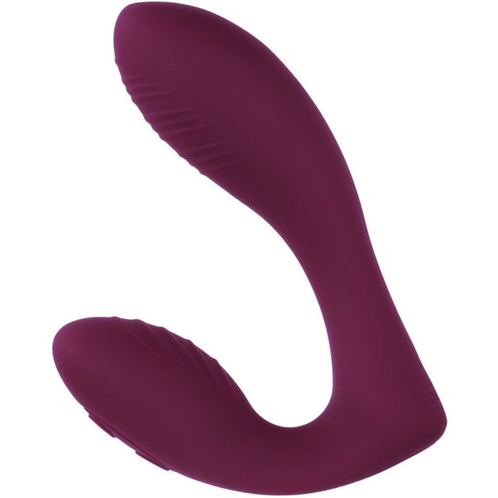 Фиолетовый вибратор Selove DuoFlex. Фотография 2.