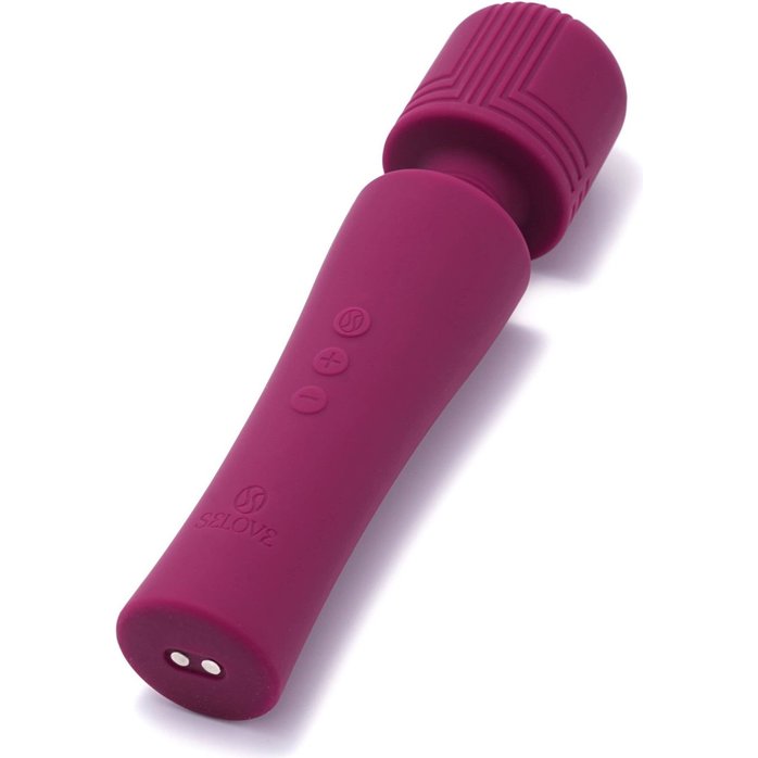 Фиолетовый wand-вибратор Selove PulseWand - 20,3 см. Фотография 2.