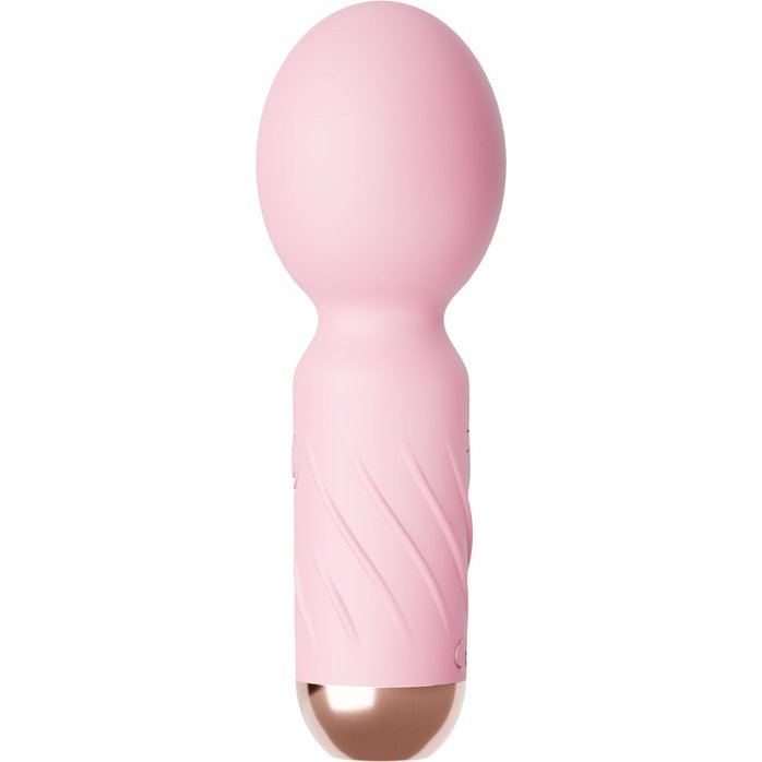 Розовый мини-вибратор - 11,5 см. Фотография 3.