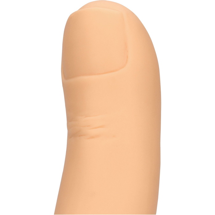 Телесный фаллоимитатор в форме пальца Thumbs Up - 17,2 см - S-line. Фотография 9.