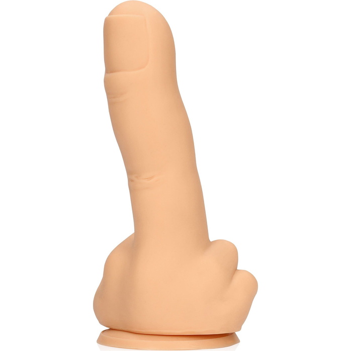 Телесный фаллоимитатор в форме пальца Up Yours - 15,5 см - S-line. Фотография 5.