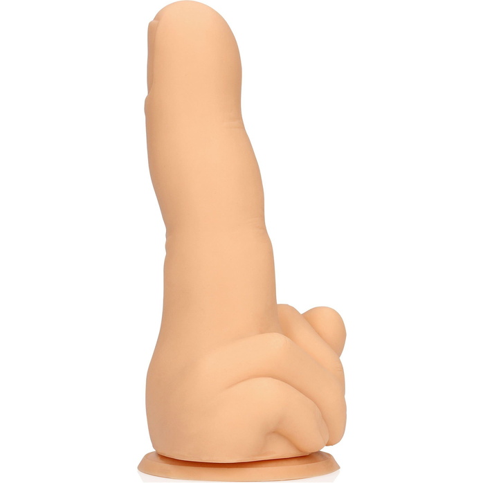 Телесный фаллоимитатор в форме пальца Up Yours - 15,5 см - S-line. Фотография 6.