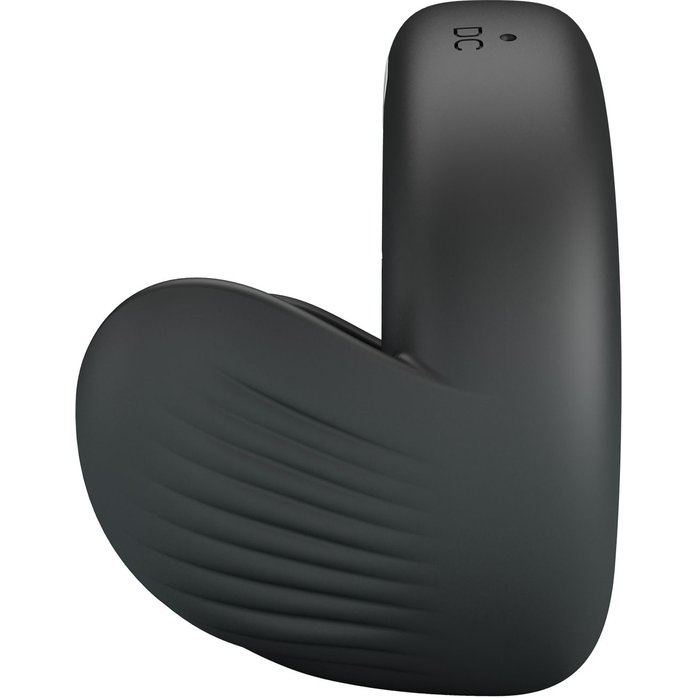 Черное эрекционное виброкольцо Quentin - Pretty Love. Фотография 3.