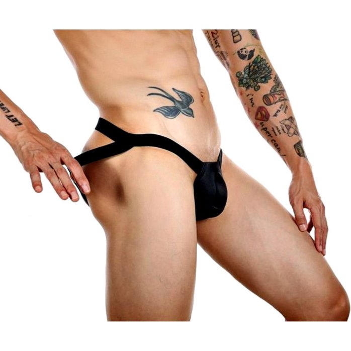 Мужской пуш-ап вкладыш черного цвета. Фотография 3.