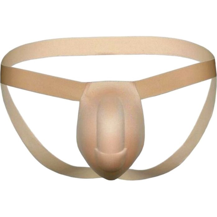 Мужской пуш-ап вкладыш бежевого цвета