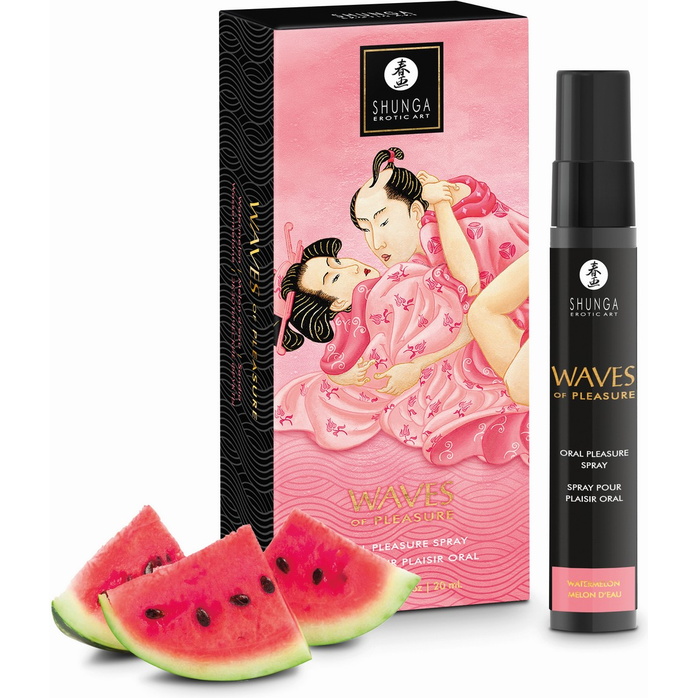 Оральный спрей Waves of Pleasure с ароматом арбуза - 20 мл