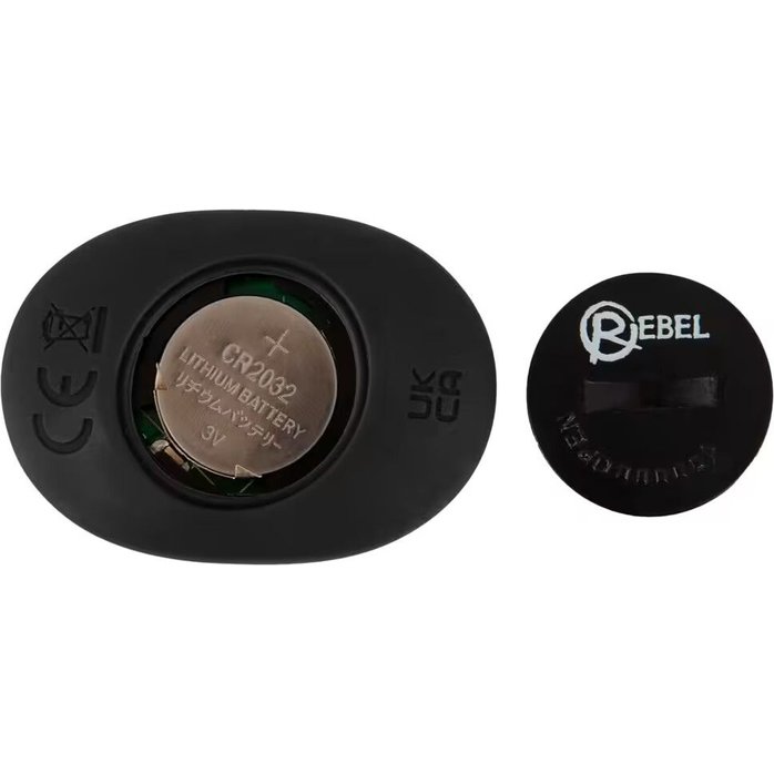 Черная анальная пробка с вибрацией, вращением и пультом ДУ RC Butt Plug with 2 Functions - You2Toys. Фотография 8.