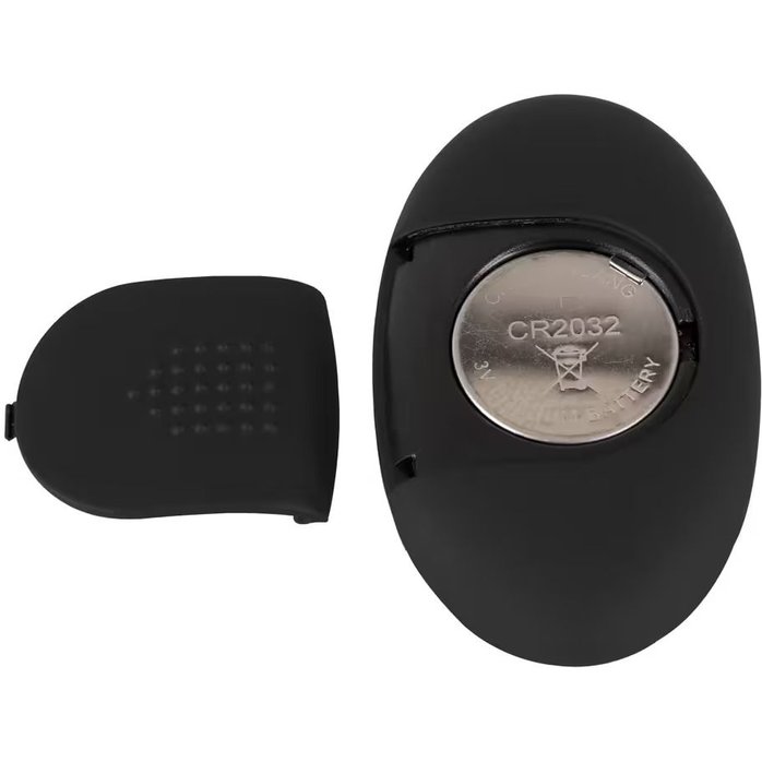 Черное виброкольцо с анальной пробкой Cock Ring with RC Butt Plug - You2Toys. Фотография 7.