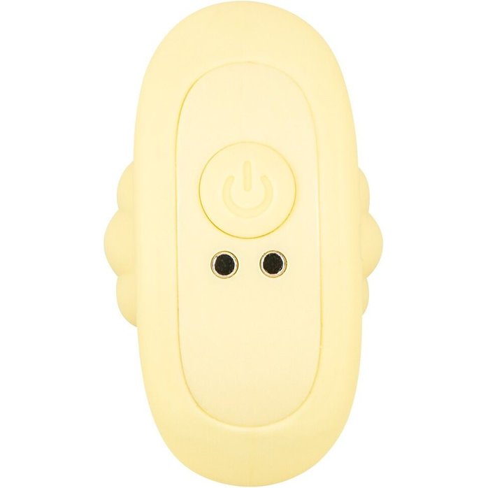 Желтая анальная пробка с вибрацией Cuties Vibrating Mini Butt Plug - 8 см - Cuties. Фотография 7.