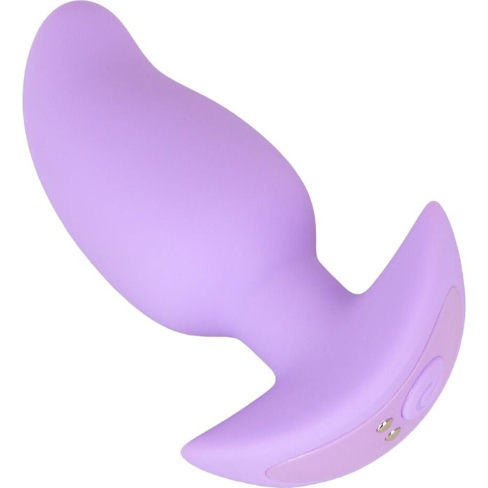 Сиреневая анальная пробка с вибрацией Cuties Vibrating Mini Butt Plug - 8 см - Cuties. Фотография 3.