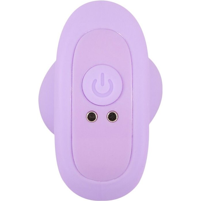 Сиреневая анальная пробка с вибрацией Cuties Vibrating Mini Butt Plug - 8 см - Cuties. Фотография 6.