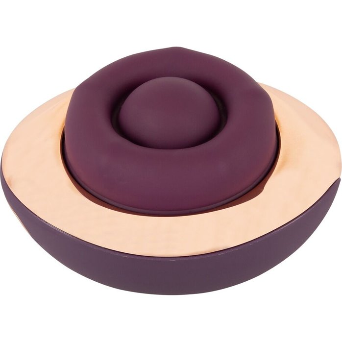 Фиолетовый вращающийся массажёр для вульвы Rotating Vulva Massager - Belou. Фотография 6.