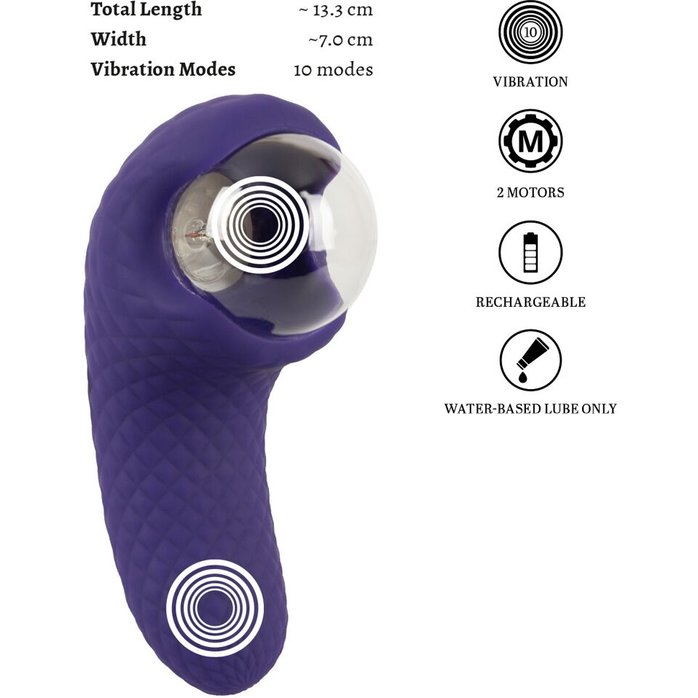 Синий плазменный вибратор ZANTO Plasma Vibrator - Beau coeur. Фотография 11.