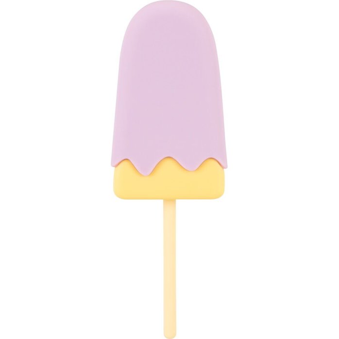 Сиреневый мини-вибратор в форме пломбира Vibrating Popsicle - You2Toys