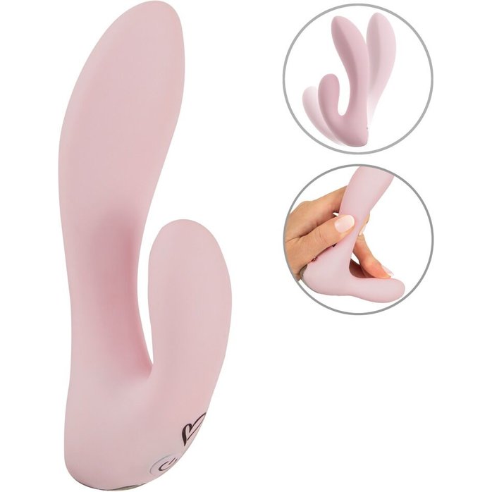 Розовый мини-вибратор CERYA Strong Mini Vibrator - 14 см - Beau coeur. Фотография 3.
