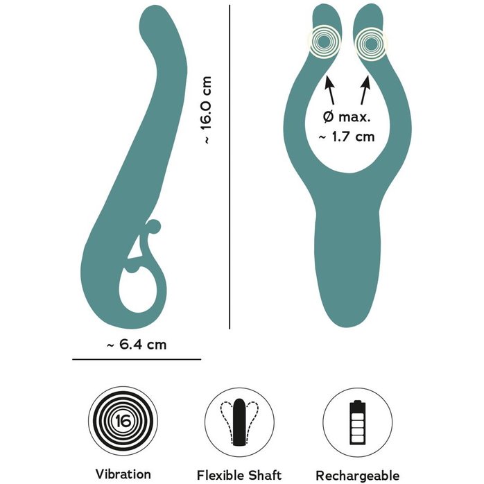 Бирюзовый мультивибратор The Magician - You2Toys. Фотография 9.