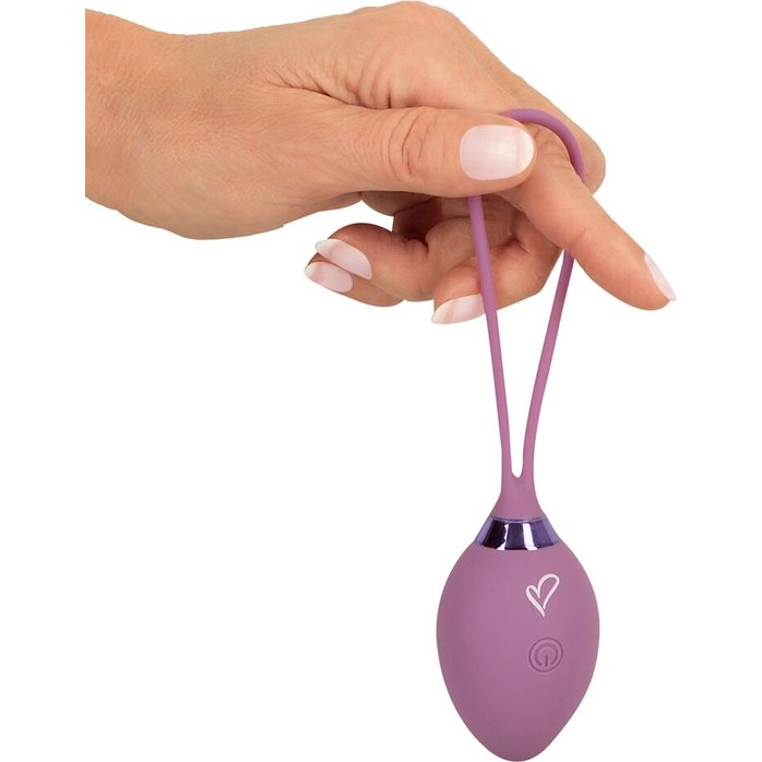 Фиолетовый вагинальный шарик ROVANA RC Love Ball - Beau coeur. Фотография 5.
