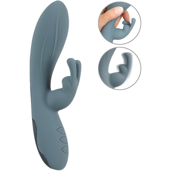 Силиконовый вибратор-кролик VELINA Rabbit Vibrator - 20 см - Beau coeur. Фотография 3.