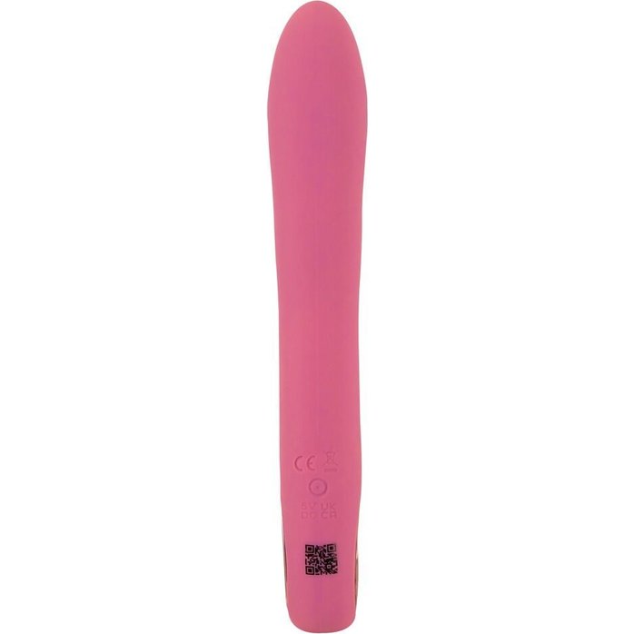 Розовый тонкий вибратор для точки G Slim G-Spot Rose - 21,4 см - You2Toys. Фотография 5.