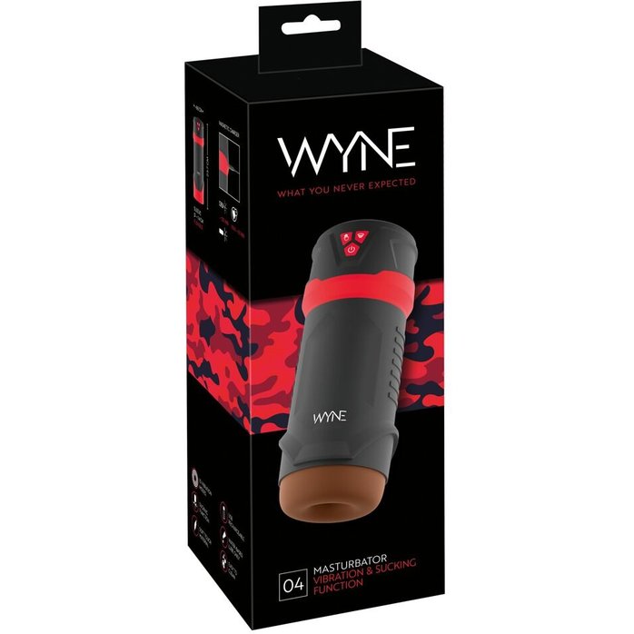 Мастурбатор с эффектом вакуума WYNE Masturbator 04 - WYNE. Фотография 2.