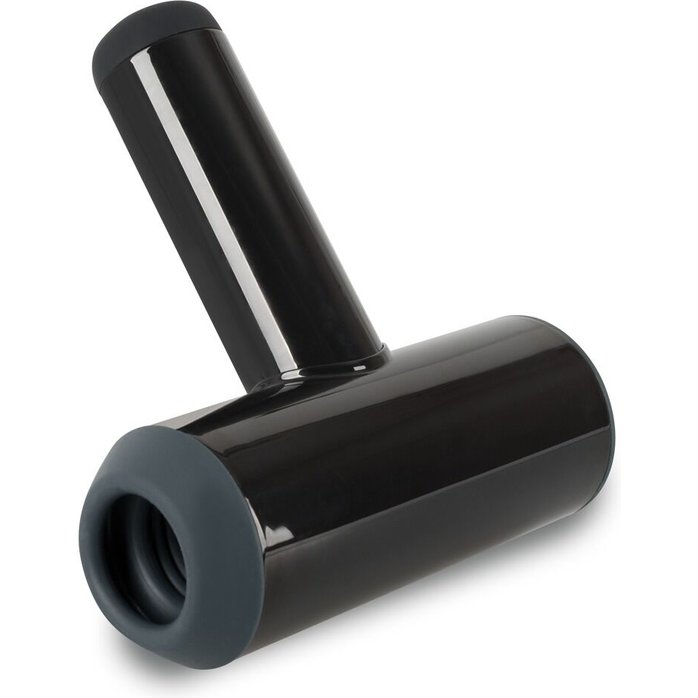 Черный мастурбатор с удобной ручкой Masturbator with 2 Functions - Rebel