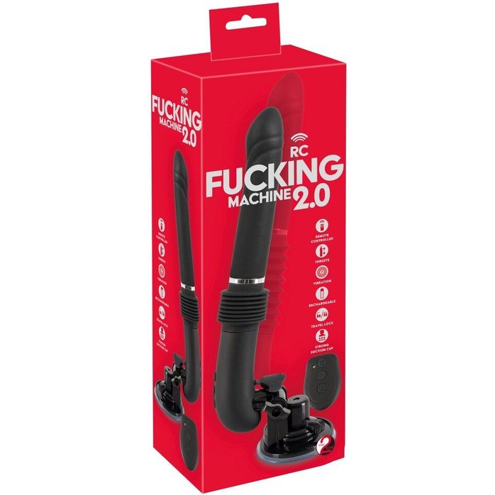 Черная секс-машина с пультом ДУ RC Fucking Machine 2.0 - You2Toys. Фотография 2.