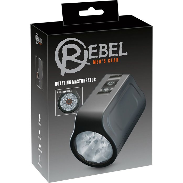Мастурбатор с ротацией Rotating Masturbator - Rebel. Фотография 2.