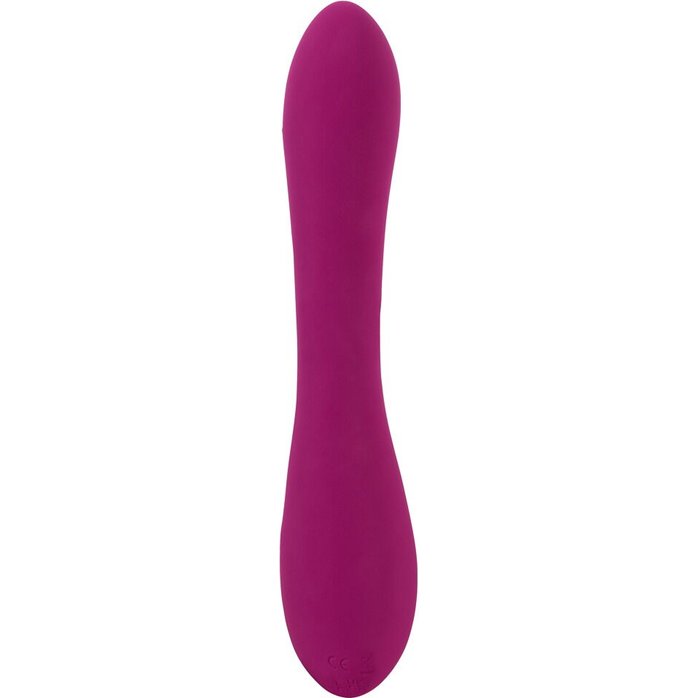 Фиолетовый вибратор 3 Function Vibrator с вращением бусин - 23 см - JAVIDA. Фотография 5.
