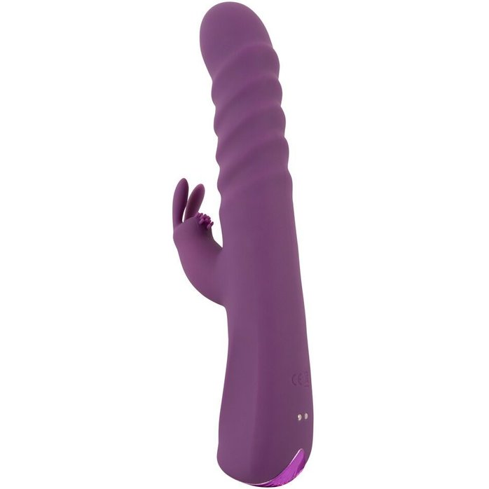 Фиолетовый вибратор-кролик 2 Function Rabbit Vibrator - 23,7 см - JAVIDA. Фотография 5.