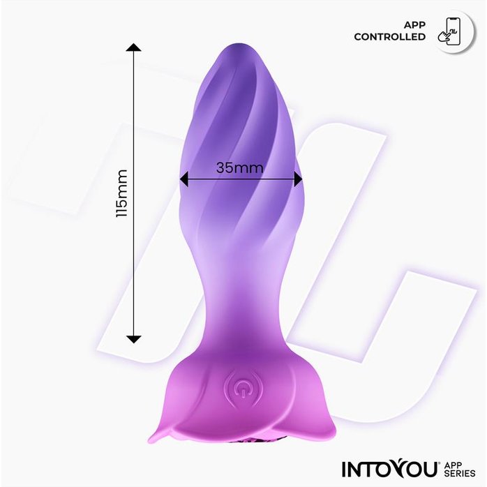 Интерактивная анальная вибропробка с вращением Moxy. Фотография 6.