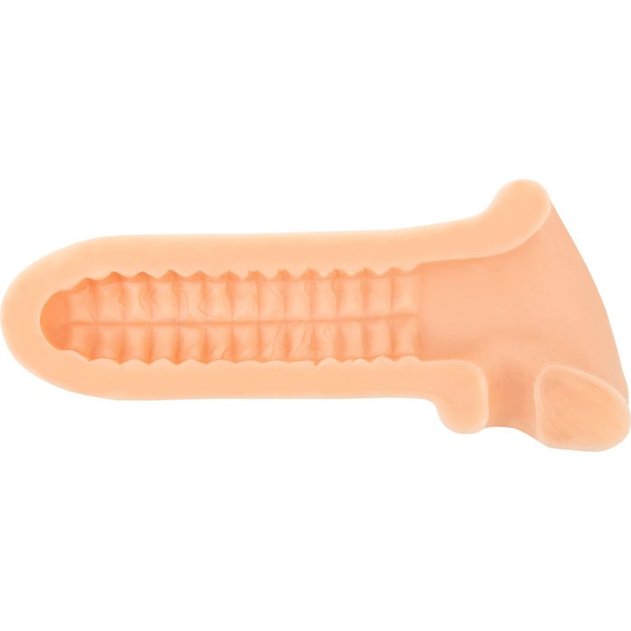 Телесный фаллоудлинитель Striker - 13,5 см - Super Hero. Фотография 4.