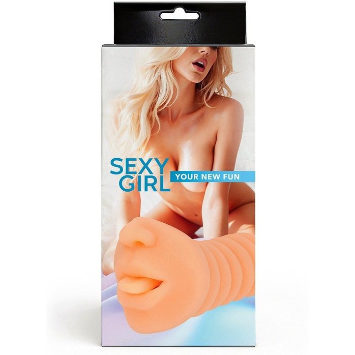 Телесный мастурбатор в виде сексуального ротика. Фотография 3.