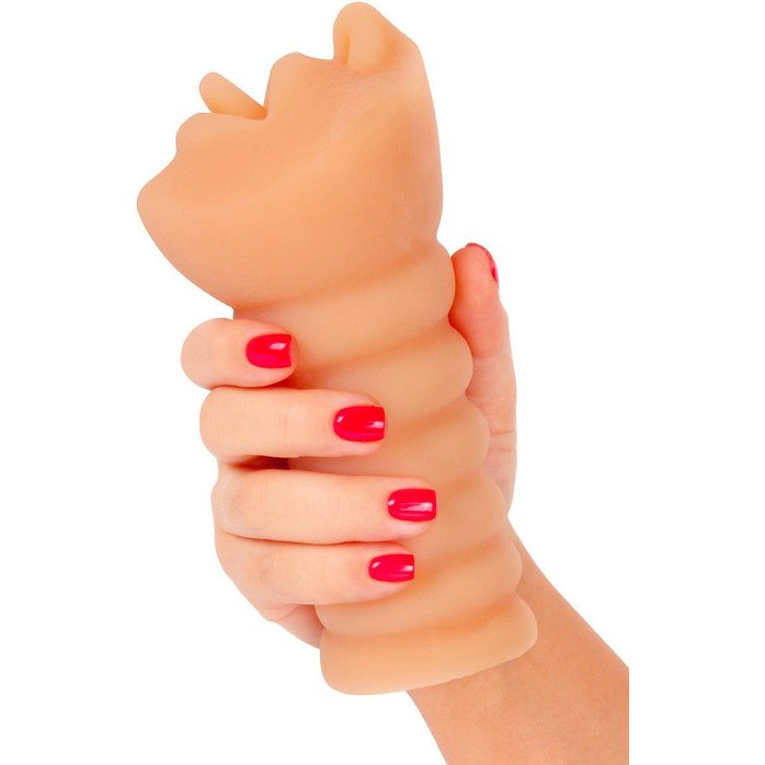 Телесный мастурбатор в виде сексуального ротика. Фотография 6.